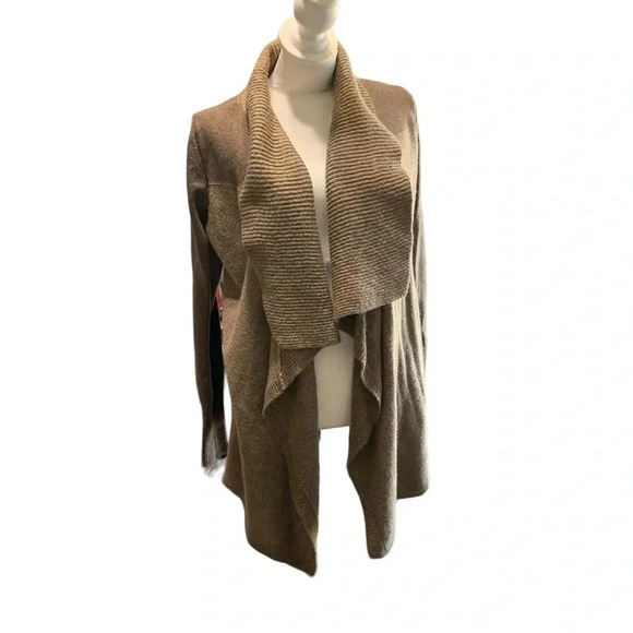 Ann Taylor Loft women's 2 toned brown cardigan size medium - Picture 1 of 6